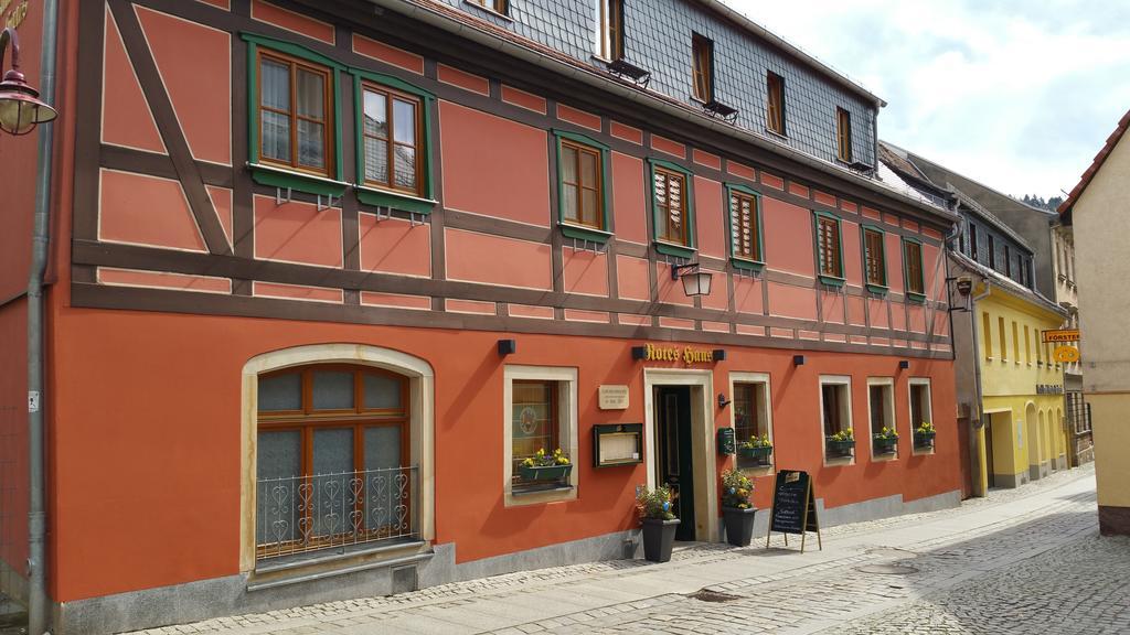Gasthaus& Pension Zum Roten Haus Bad Schandau Bagian luar foto